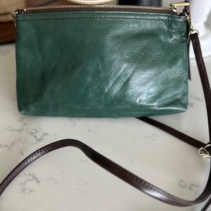 Hobo Womens Leather Vintage Darcy Convertible Crossbody Bag (Jasper)